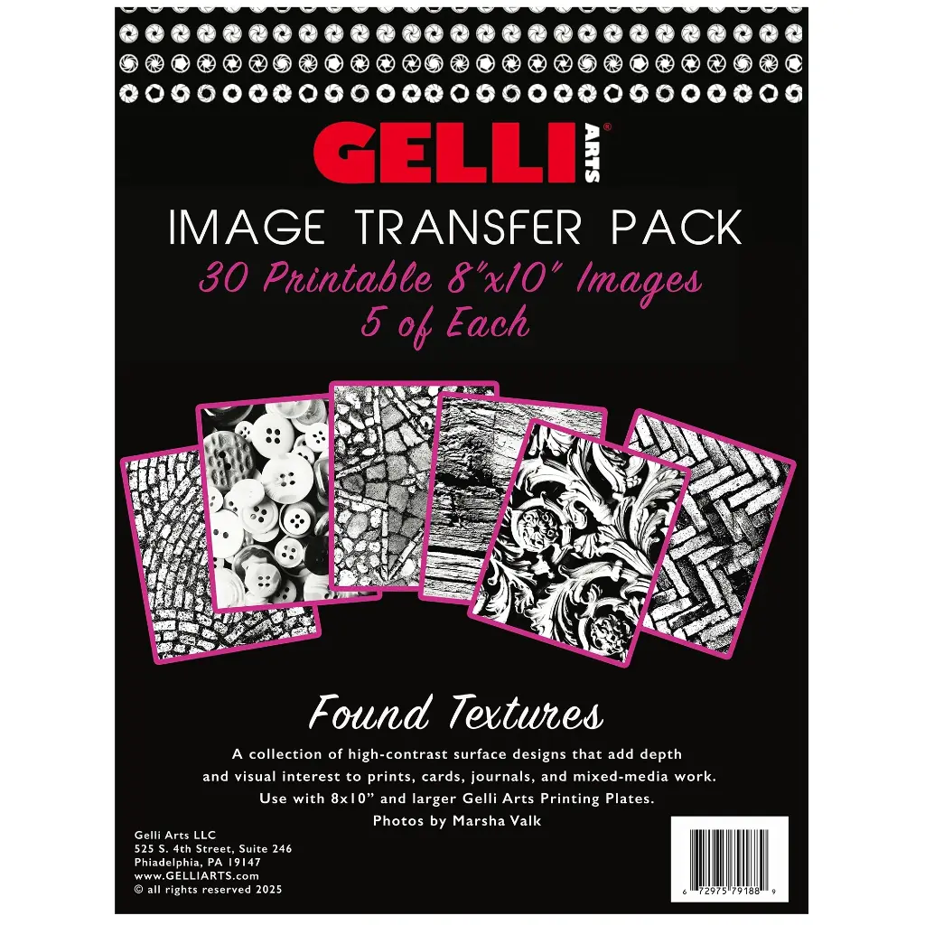 Gelli Arts® Image Transfer Printables - Found Textures