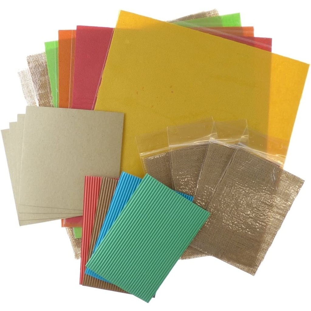 DCWV 12x12 Stacks - Burlap Stack & 6 x 6-Inch Cork 