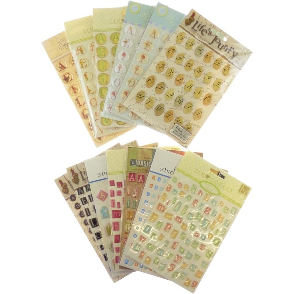 K&Co Clearly Yours Alphabet Kit