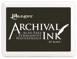 Ranger Archival Jumbo ink pad - Jet Black 