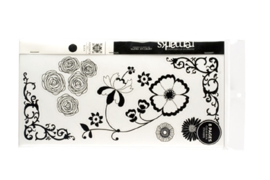 Black - Remarks Sticker Book 1Accents Decorative