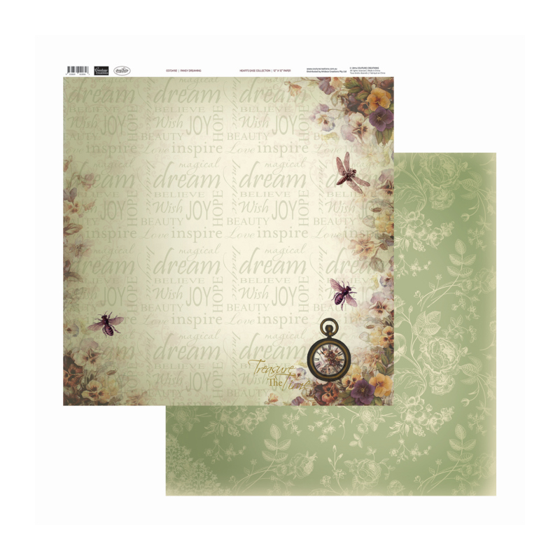 Con Pansy DreamingSold in Packs of 10 Sheets