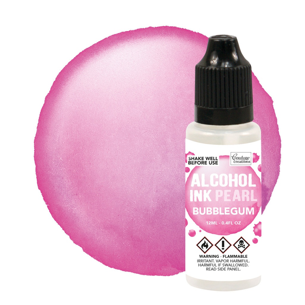 Couture Creations Alcohol Ink - Bubble-Gum Pearl (12ml)