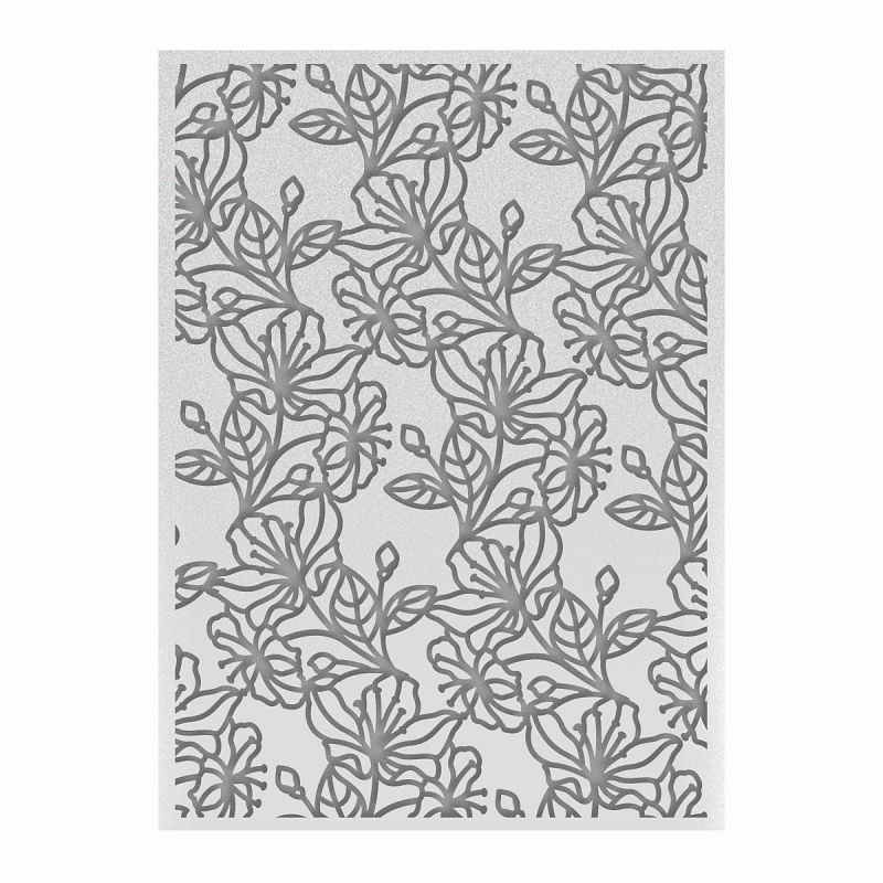 Ultimate Crafts Watercolour Blooms 5x7 Embossing Folder
