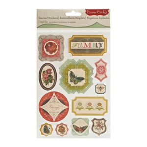 Cosmo Cricket Evangeline, Stacked Stickers - Clearance