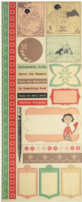 Cosmo Cricket Art Angel, Sticker Set - Clearance