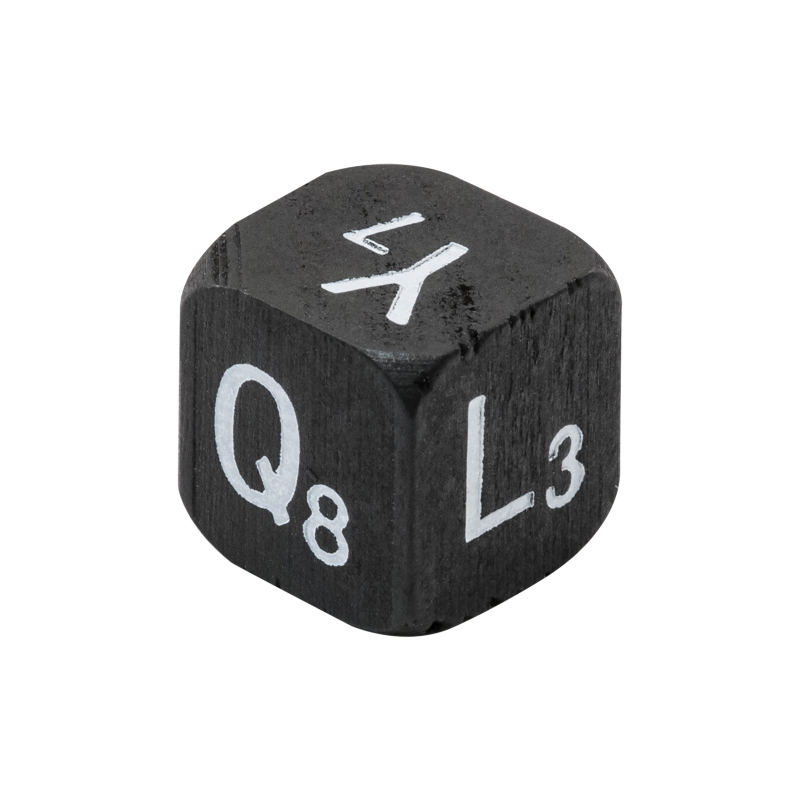 Tim Holtz Alpha Dice Black