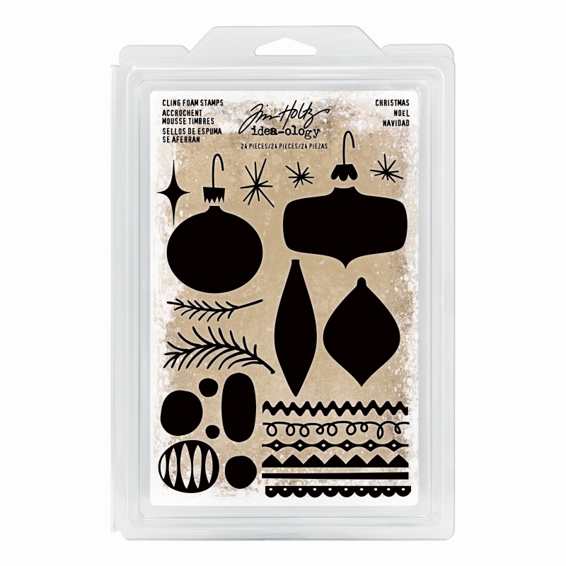 Tim Holtz Foam Stamps Christmas