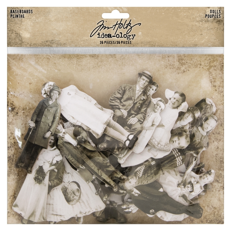 Tim Holtz Baseboard Dolls