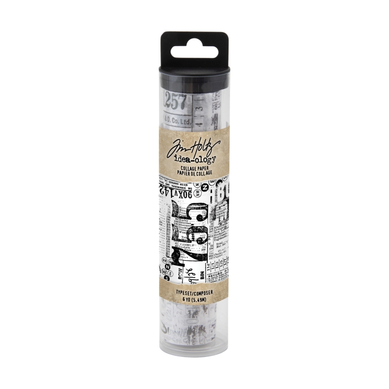 Tim Holtz Collage Paper, Typeset