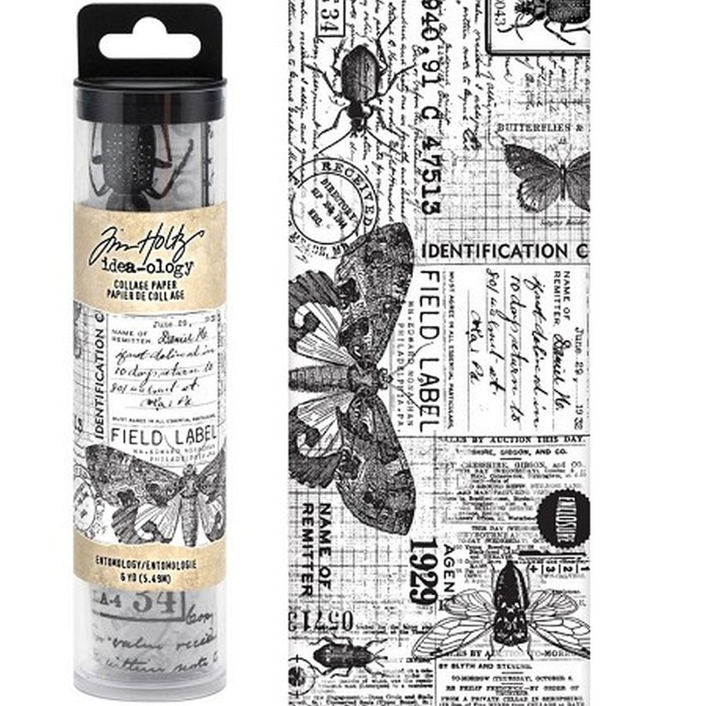 Collage Paper Entomology