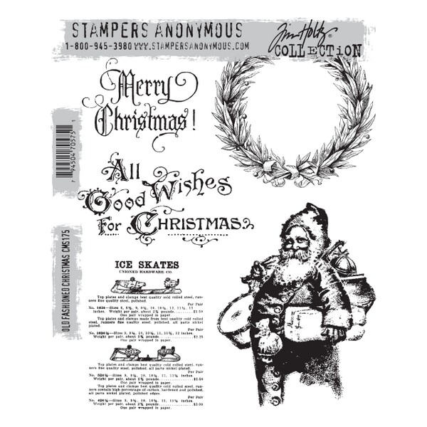 Old Fashioned Christmas Cling Stamps