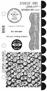 Material Art Cling Stamp