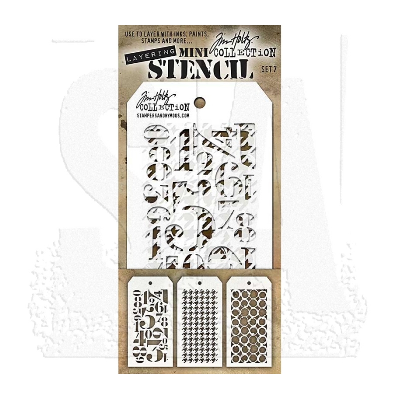Mini Layering Stencil Set 7