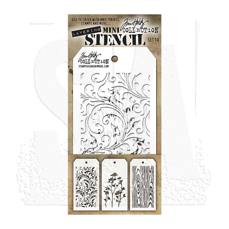Mini Layering Stencil Set 10