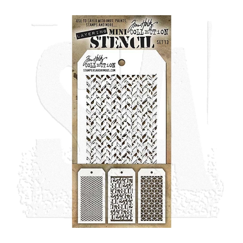 Mini Layering Stencil Set 13