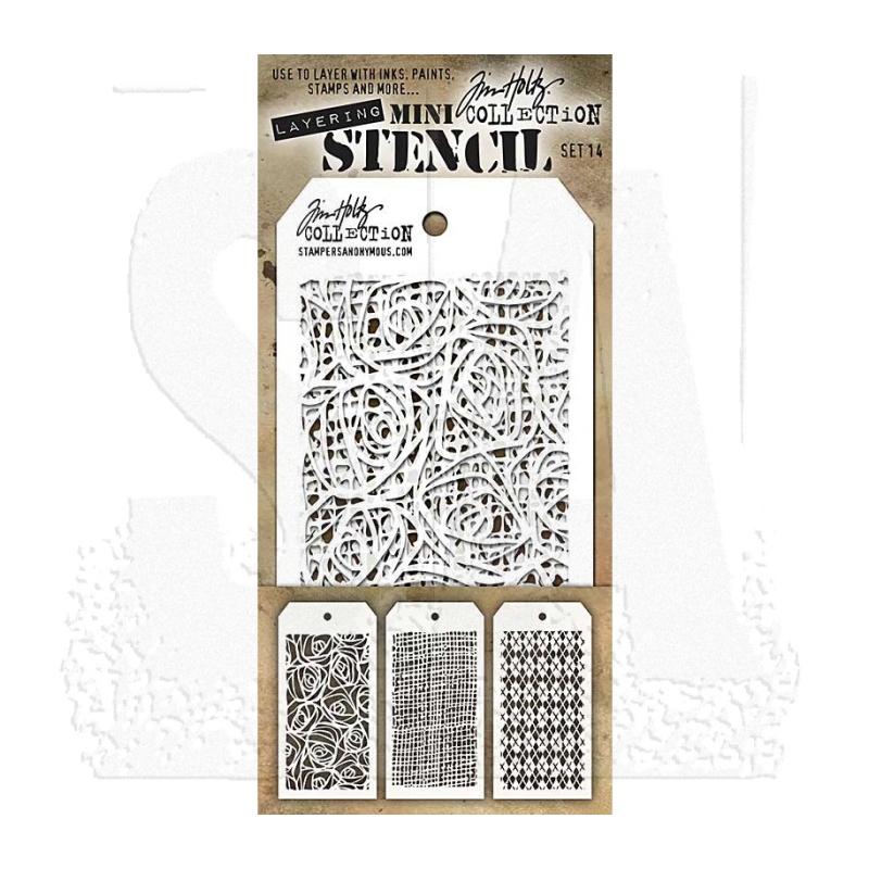 Mini Layering Stencil Set 14