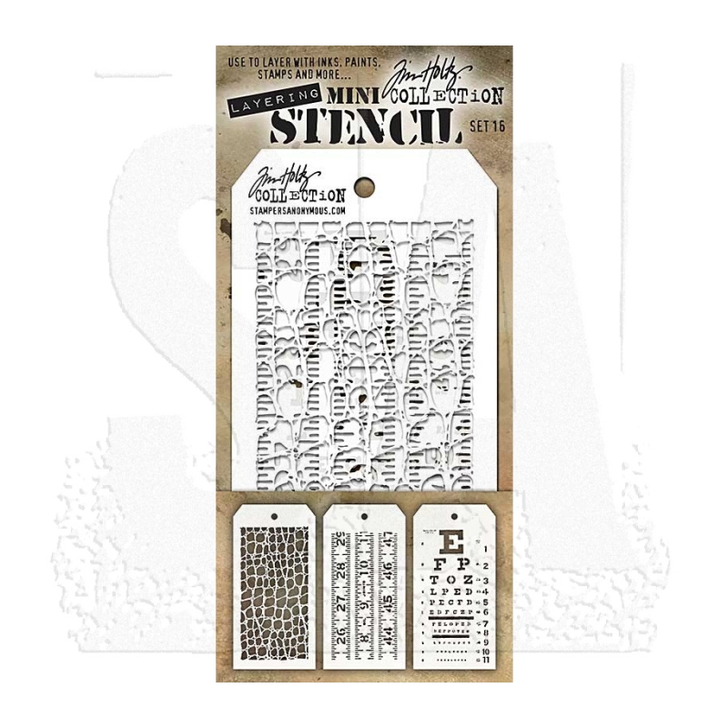 Mini Layering Stencil Set 16