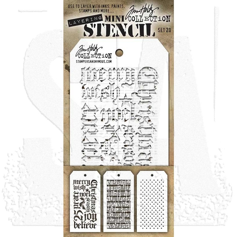 Mini Layering Stencil Set 20