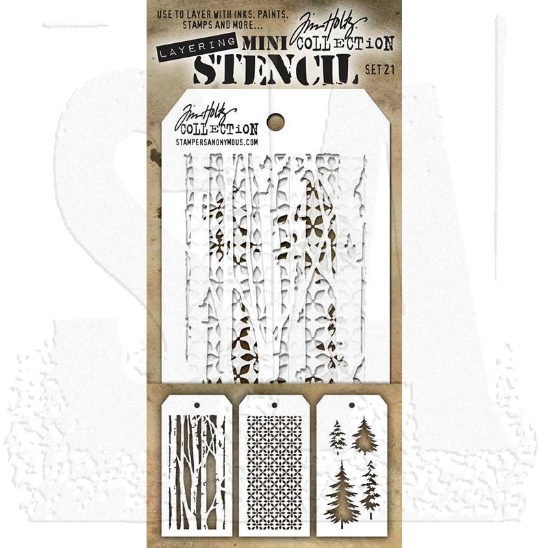Mini Layering Stencil Set 21