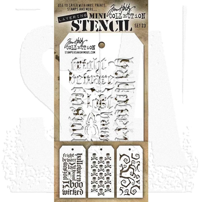 Mini Layering Stencil Set 23