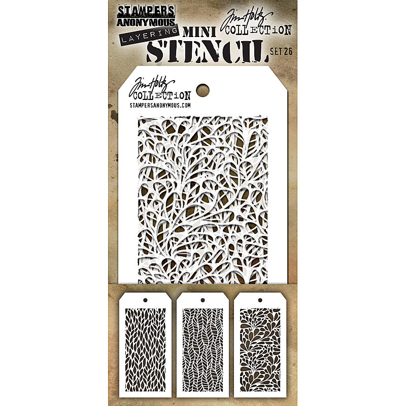 Tim Holtz Mini Layering Stencil Set #26