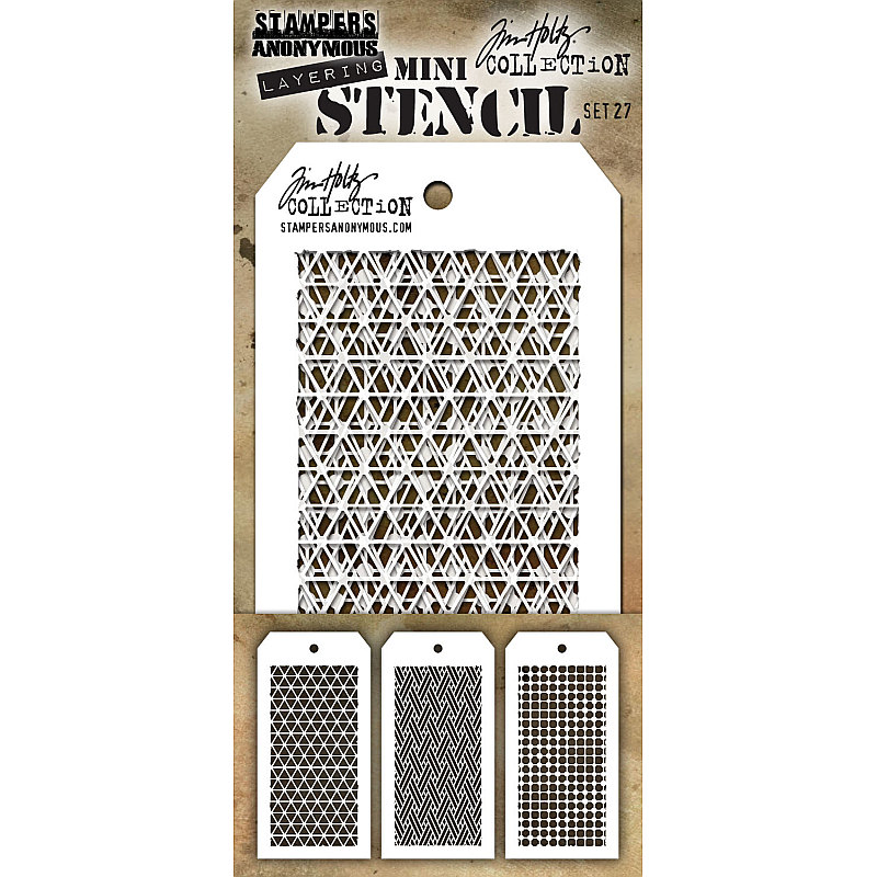 Tim Holtz Mini Layering Stencil Set #27