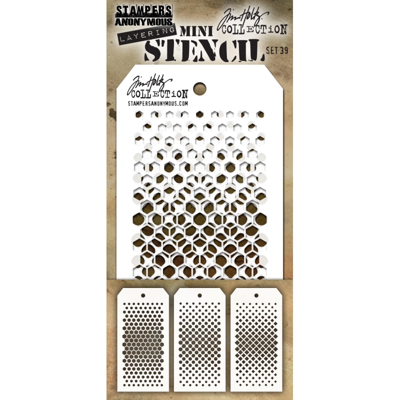 Mini Layering  Stencil Set 39 Stencils