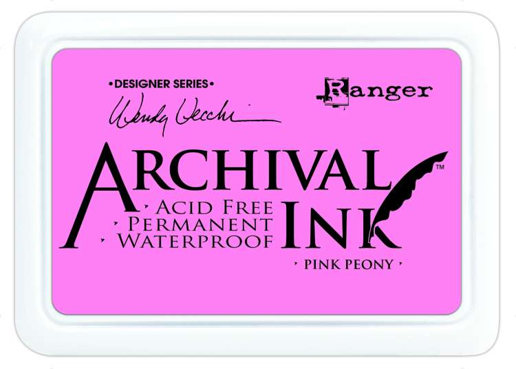 Archival Ink Pad Pink Peony