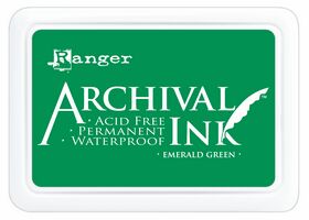 Archival Ink Pad Emerald Green
