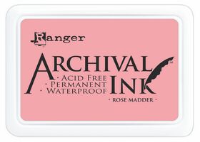 Ranger Archival Ink Pad - Rose Madder
