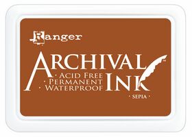 Archival Ink Pad Sepia