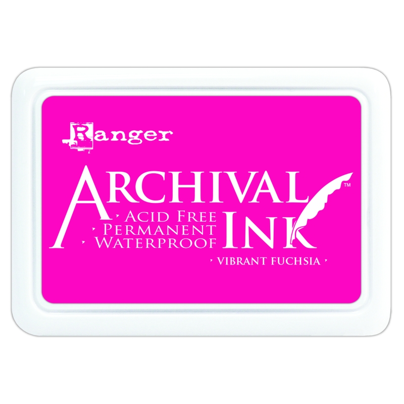 Ranger Archival Ink Pad - Vibrant Fuchsia