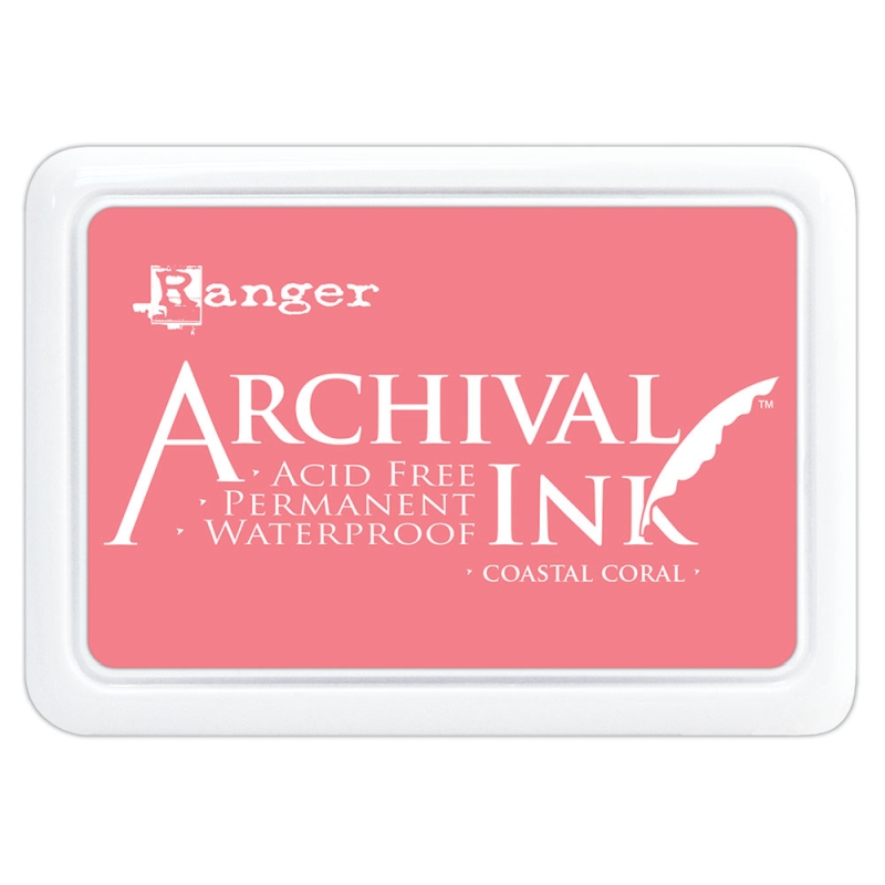 Ranger Archival Ink Pad - Coastal Coral 