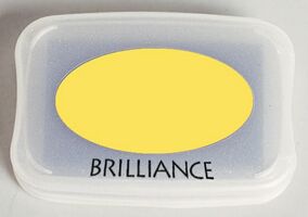 Brilliance Pearlescent Yellow Ink Pad 