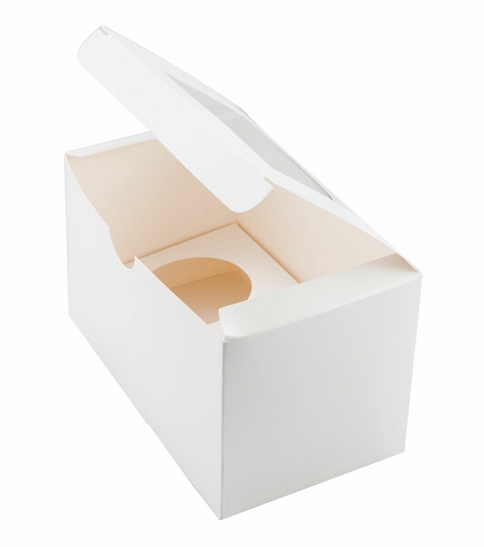 One White Cupcake Box