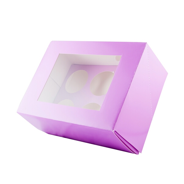 One Lilac Cupcake Boxe