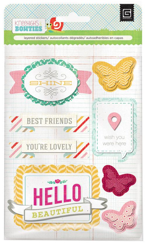 Layered Stickers - Knee HighSold in Singles