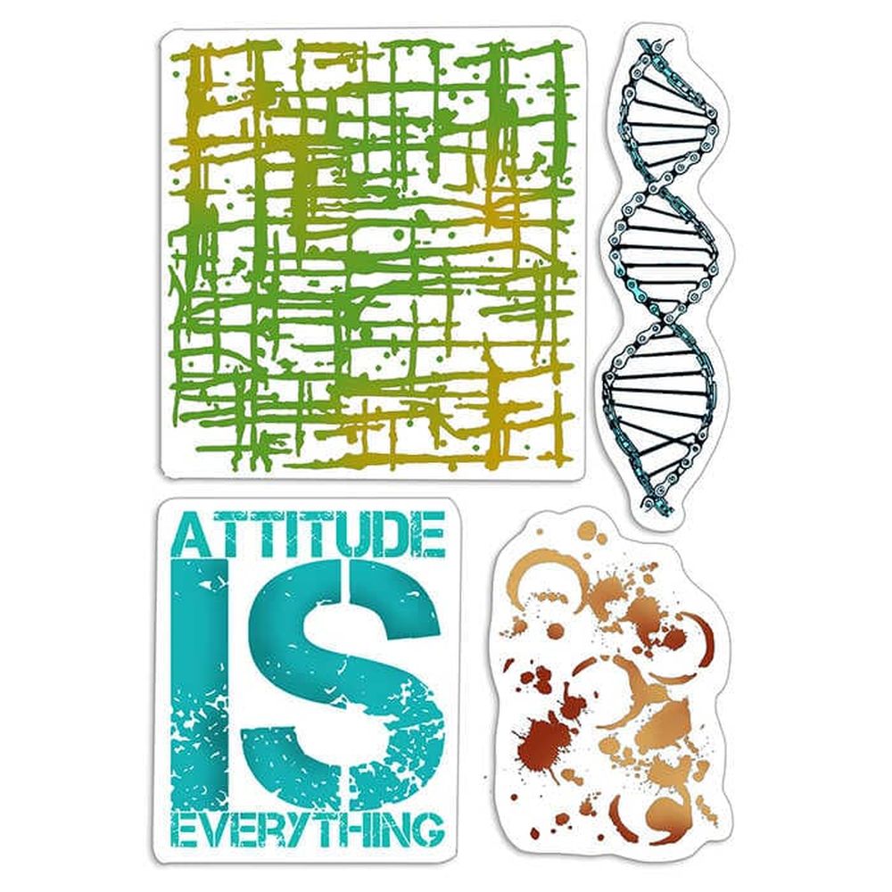 4"x6" Stamp-Attitude is Everything