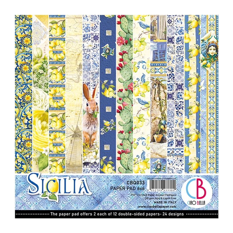 6"x6" Paper Pad Sicilia
