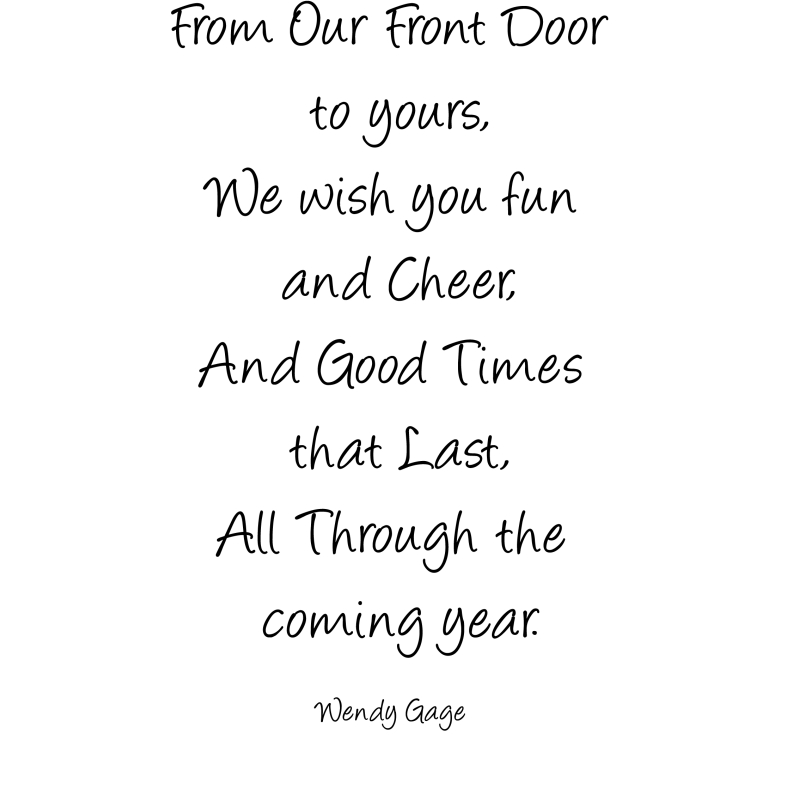 From Our Front Door Clear Stamp Set