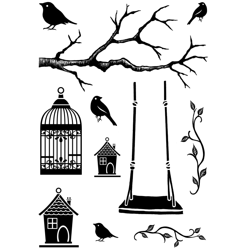 Swings & Things A6 Clear Stamp