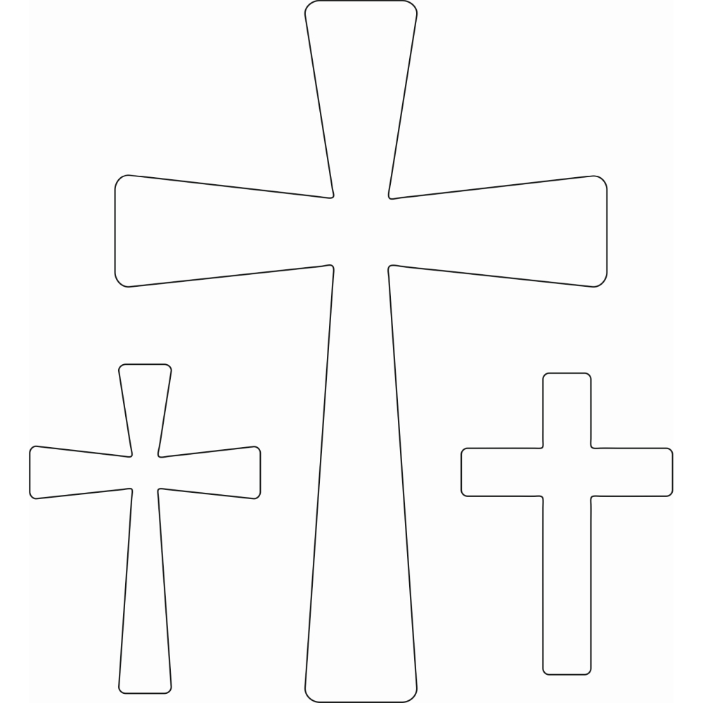Crosses Majemask Stencil