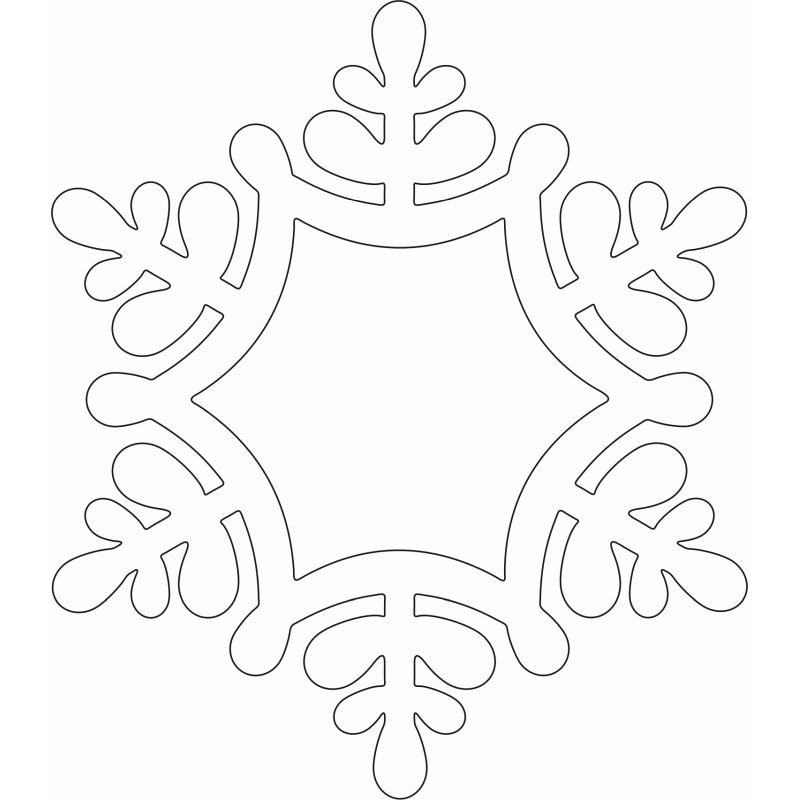 Simply Snowflakes MajeMask Stencil