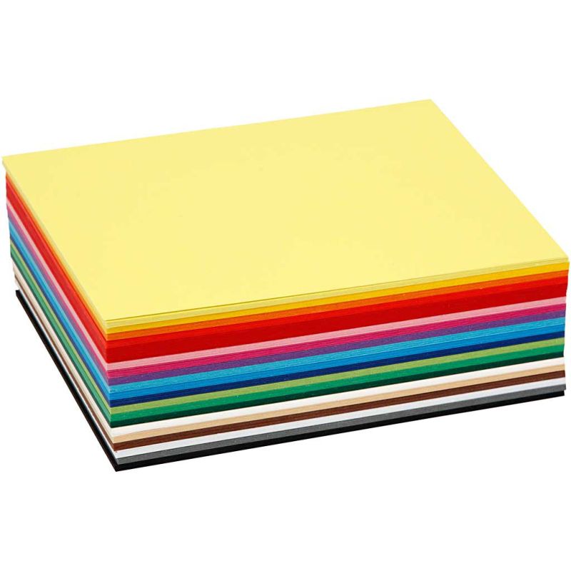 Creative Card A6 180g 120 Sheets Assorted colours