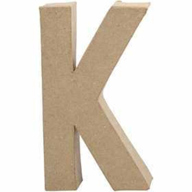 Creativ - Paper Mache Letter K - 20.5cm
