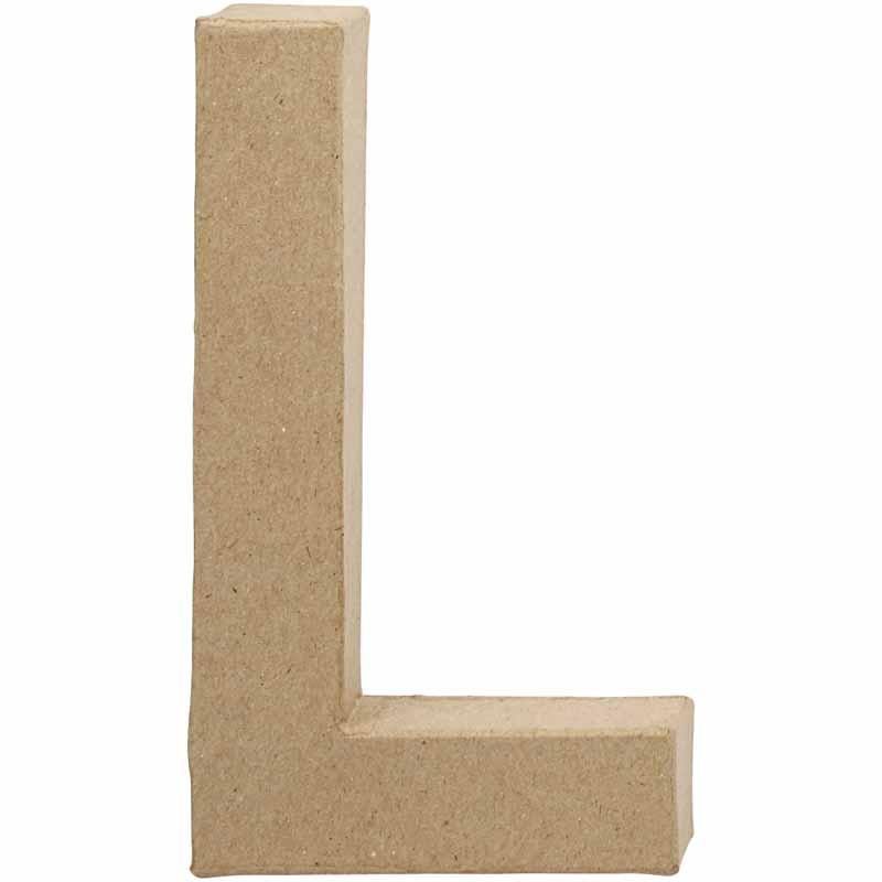 Creativ - Paper Mache Letter L - 20.5cm