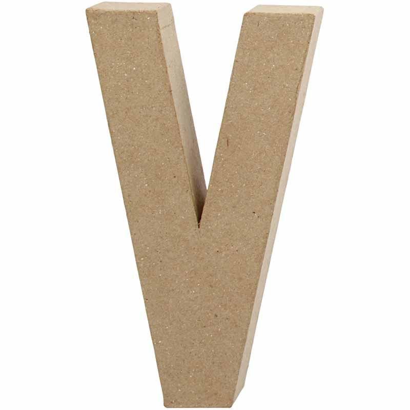 Letter V - 20.5cm Single