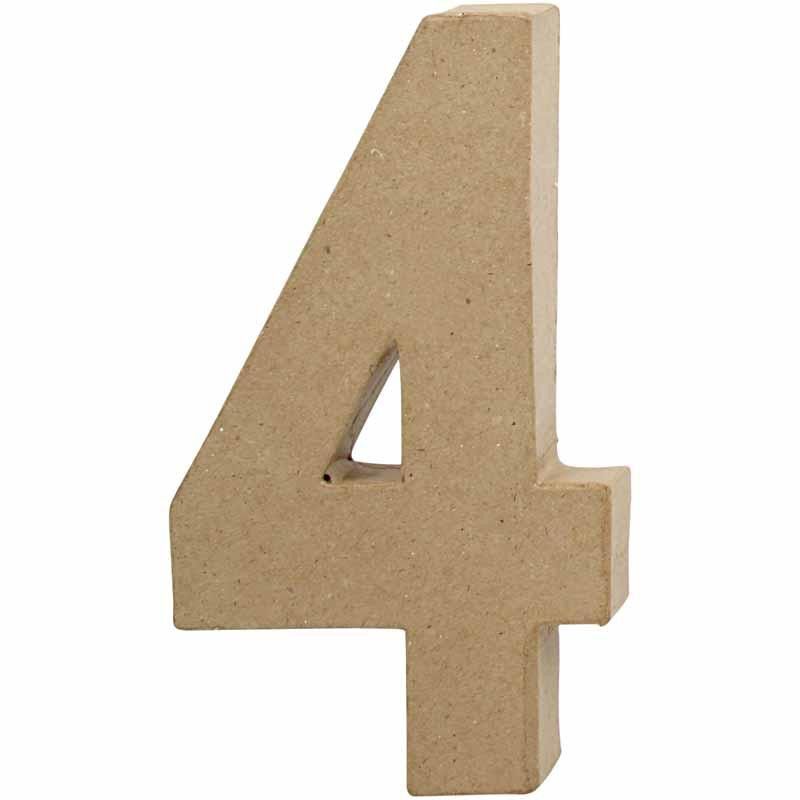 Creativ - Paper Mache Number 4 - 20.5cm