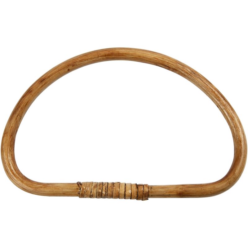 Creativ - Wood Bag Handle - 20cm x 13cm 